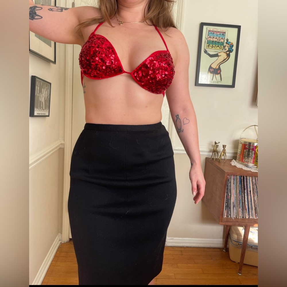 Vintage Burlesque / Show Girl Top